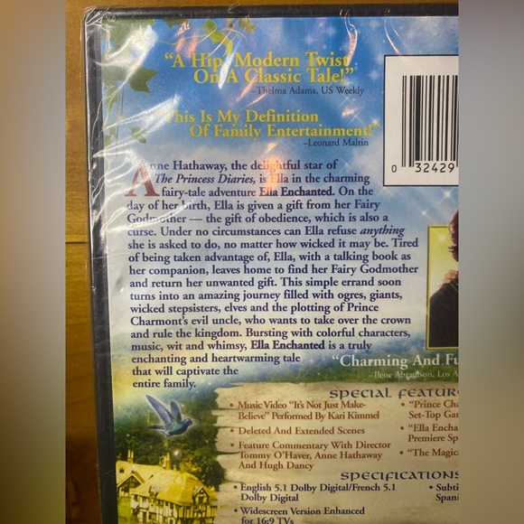 Ella Enchanted DVD NEW - Picture 3 of 4